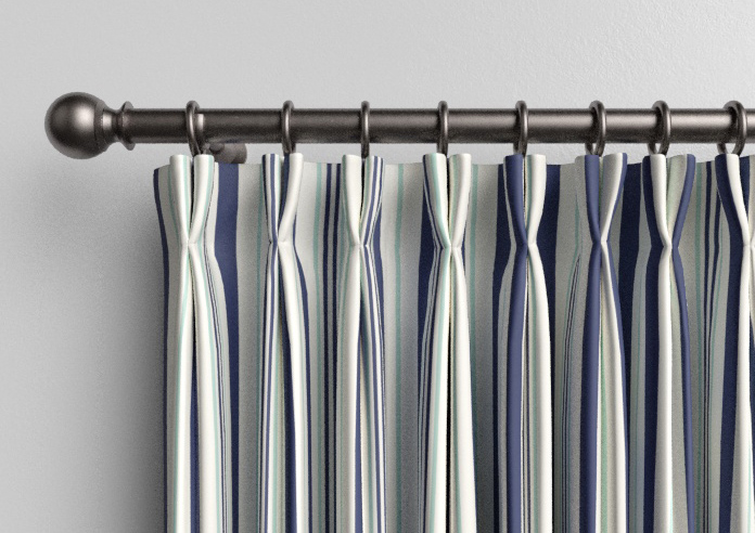 The British Stripe Co. George, London No.1 - Made to Measure Curtains - Image 10
